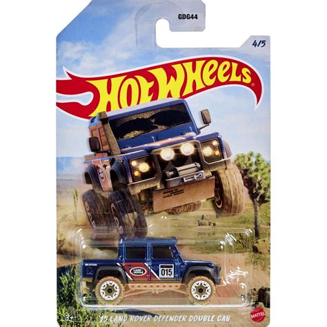 Masinuta Metalica Hot Wheels 15 Land Rover Defender Double Cab 4 5 TimodorToys Ro
