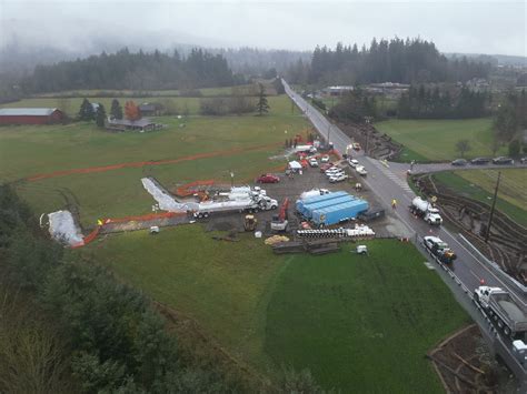 Olympic Pipeline Spill In Conway Wa Overhead View Of The Flickr