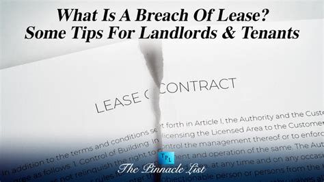 What Is A Breach Of Lease Some Tips For Landlords And Tenants The