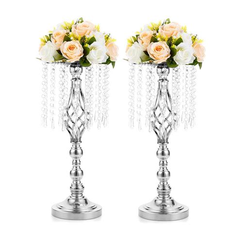 Crystal Flower Stand Wedding Centerpieces Inweder