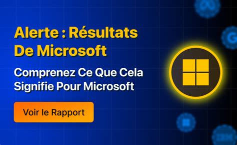 Microsoft S Envole De Alors Que Les R Sultats D Passent Les