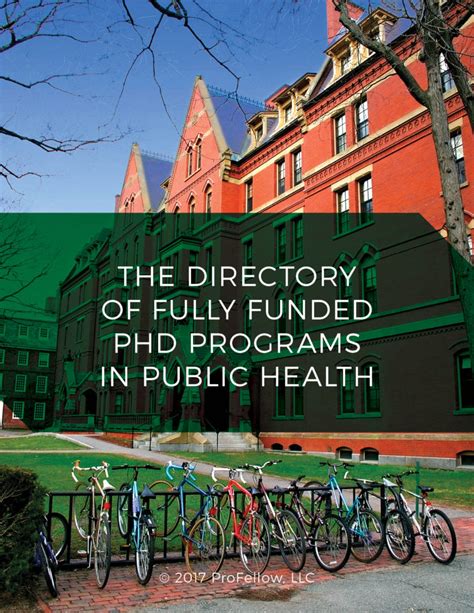 The Directory Of Fully Funded Phd Programs In Public Health Profellow