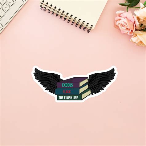 Exodus Flock The Finish Line Sticker The Ravenhood Series Etsy