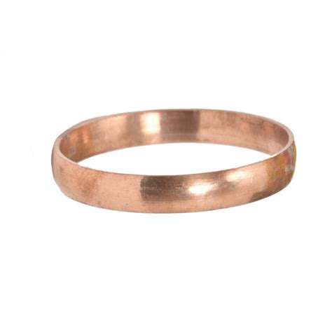 The Amritsar Store Mens Copper Kada (Plain) 6 mm thickness