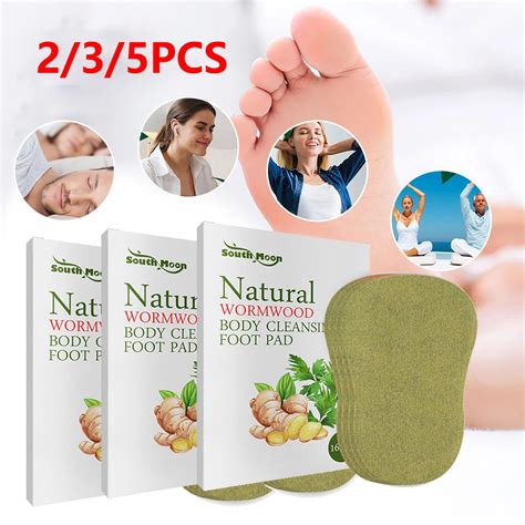 Pcs Detox Foot Patches Natural Wormwood Body Cleansing Foot Pads