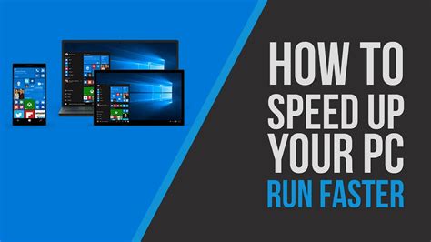 Windows 10 How To Speed Up Your PC Run Faster Free YouTube