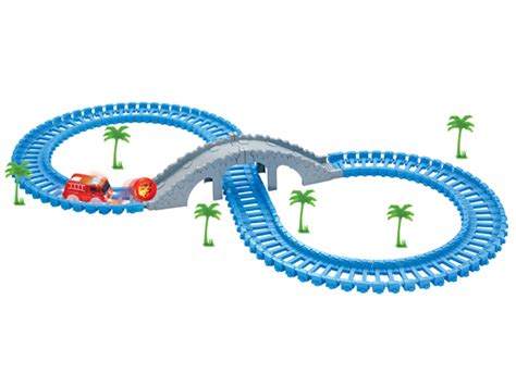 Electric Race Car Track Set Toy (120 pieces) - Focusgood