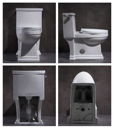 Commode Siphon Flush Toilets Bathroom Commode Toilets One Piece Ceramic