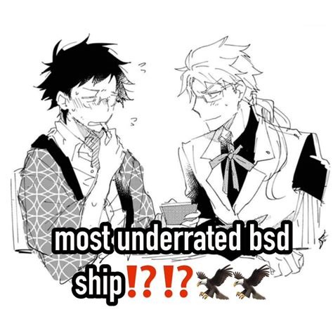 Two Anime Characters With The Caption Most Underrated Bd Ship