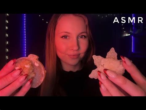 Asmr Clicky Winter Christmas Trigger Words With Fake Nail