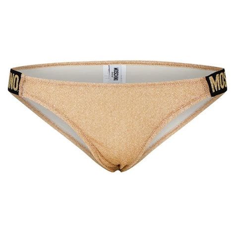 MOSCHINO Glitter Bikini Bottoms Women Brazilian Bikini Bottoms