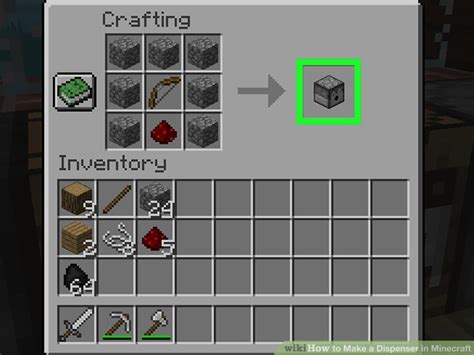 How To Make A Dispenser In Minecraft With Pictures WikiHow