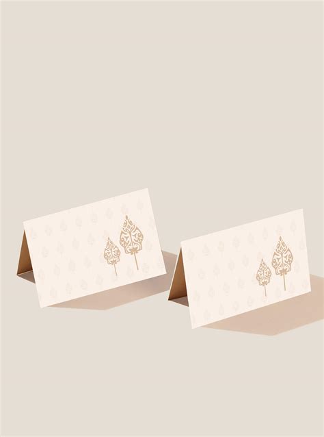 Beige Blossom Folded Gift Card – Undertone