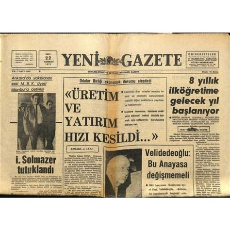 G K E Koleksiyon Yeni Gazete Gazetesi Haziran Fiyat