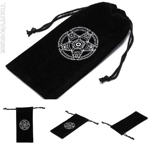 Sac De Rangement Pour Cartes De Tarot Pentagramme En Velours En France