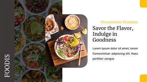 Foodis Food And Restaurant Powerpoint Template Presentation Templates