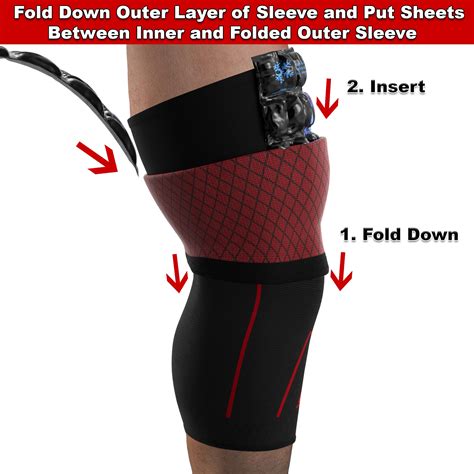 Knee Compression Sleeve with Hot/Cold Therapy – Athledict