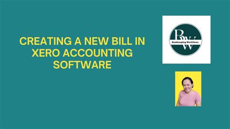 How To Create A New Bill In Xero YouTube