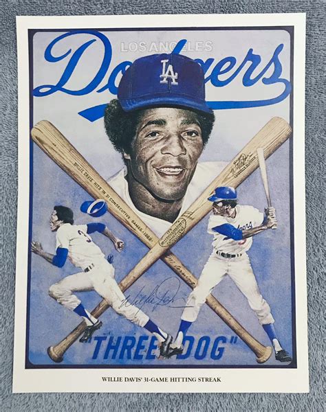 Dodger Cards On Twitter Today In 1969 Willie Davis Goes 0 For 4 And