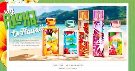 Bath And Body Works Hawaii Collection