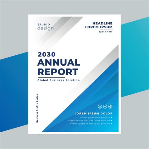 report cover template