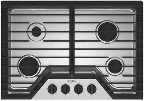 Whirlpool® 30" Stainless Steel Gas Cooktop | Rodenbaugh's Flooring America Kitchen Bed & Bath ...