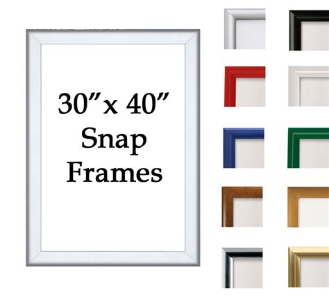 Snap Frames 30 X 40 25mm 32mm Choose Frame Colour