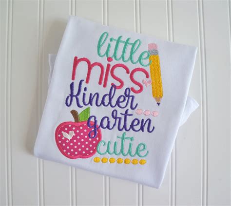 Kindergarten Cutie, Kindergarten Outfit, Apple Kindergarten ...