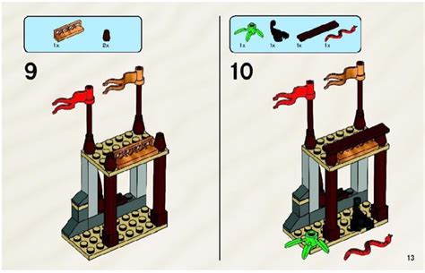 LEGO 7570 The Ostrich Race Instructions Prince Of Persia The Sands