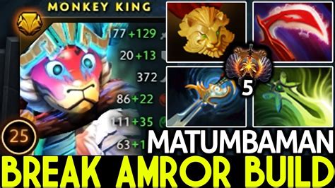 Matumbaman Monkey King Break Armor Build Solo Mid Game 7 21 Dota 2