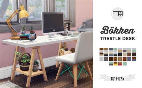 Sims 4 Desk Cc Corner Desks Office Desks And More Fandomspot