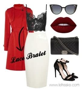 La Lingerie Di Pizzo A Vista Negli Outfit Come Abbinarla Le Freaks
