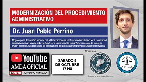 ModernizaciÓn Del Procedimiento Administrativo Dr Juan Pablo Perrino