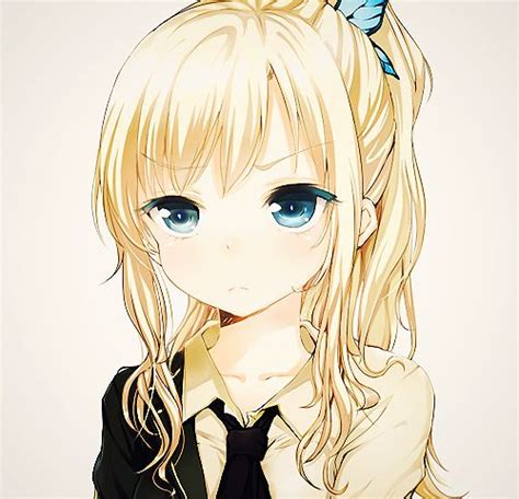 Pretty Girl Manga Girl Moe Anime Chica Anime Manga Anime Art Fille Blonde Anime Blonde Hair