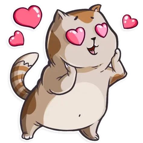 Набор стикеров для Telegram «Кошки»