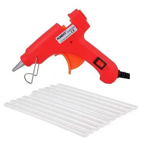Pegamento 20 Watt Hot Melt Glue Gun With Glue Sticks 7mm Red Color At Rs 100 In Ghaziabad