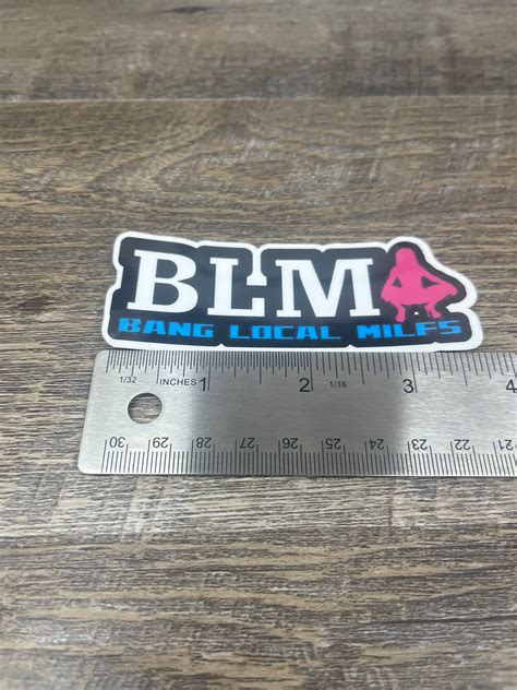 BLM Bang Local MILFS Sticker MILF Decal Etsy