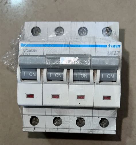 Hager Four Pole Mcb At Rs 700 Piece Electrical Mcb In Ahmedabad ID