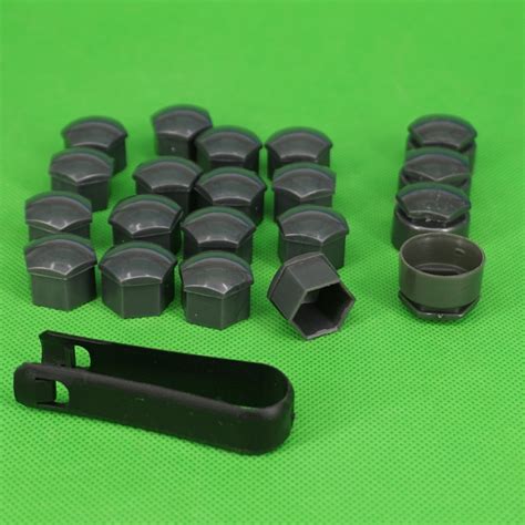 16x Wheel Lug Nut Center Cover 4x Locking Types Caps 4F0601173A For