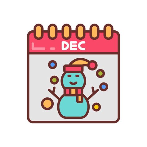 December icon in vector. Logotype 40356109 Vector Art at Vecteezy