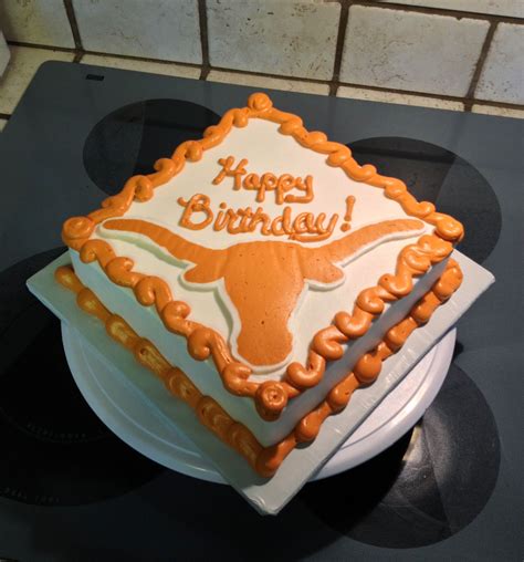 Longhorn Birthday Cake Boy Birthday Cake Cupcake Cakes Texas