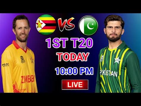 Pakistan Vs Zimbabwe St T Match Today Pak Vs Zim T Series Full