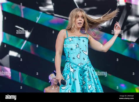 Leeds Uk Friday August Becky Hill At Leeds Festival In