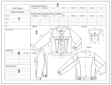 Ficha Técnica De Moda Fonte Elaborado Pela Autora 2018 Download