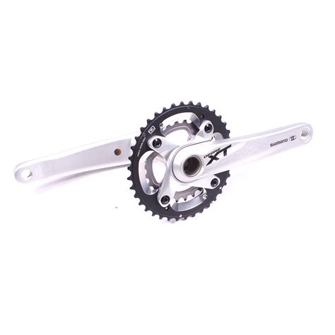 Shimano Xt Fc M Mtb Crankset Mm Speed Silver Ebay