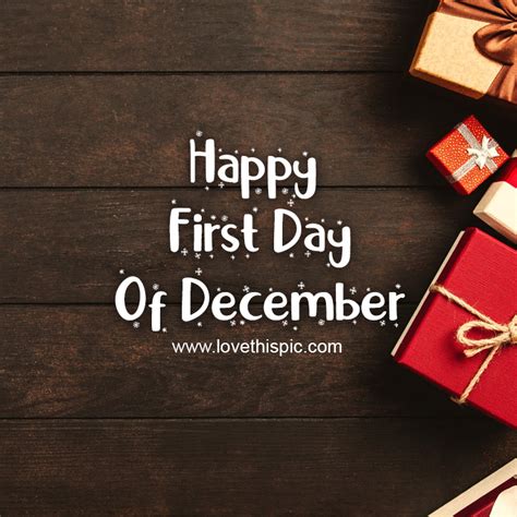 Happy First Day Of December Pictures Photos And Images For Facebook