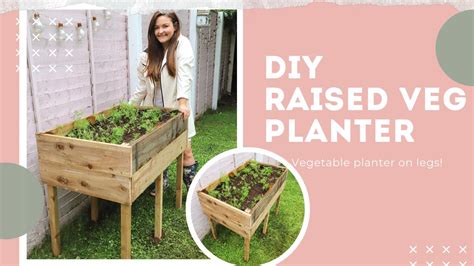 How To Build A Raised Planter Box With Legs