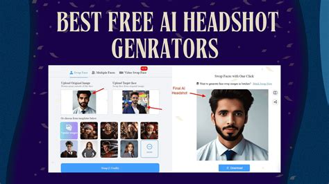 4 Best FREE AI Headshot Generators (2024) - The Future of Photography ...