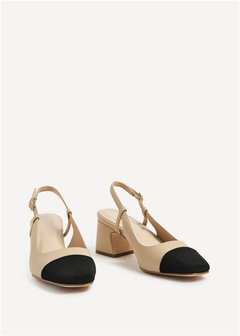 Linzi Freya Nude Faux Leather Close Toe Court Shoe Matalan