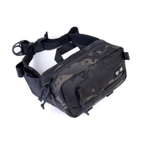 Earthwell Grayl 4 5L BottleLock Hip Pack Angle MultiCam Black